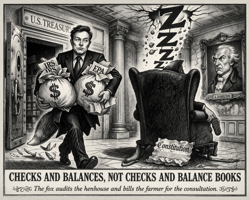 Checks and Balances, Not Checks and Balance Books