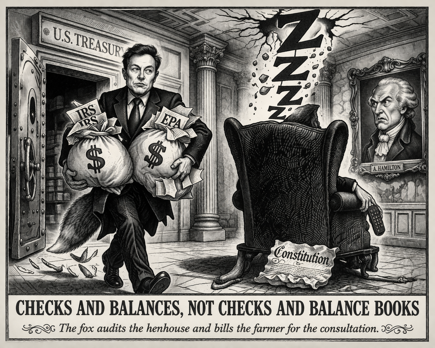Checks and Balances, Not Checks and Balance Books